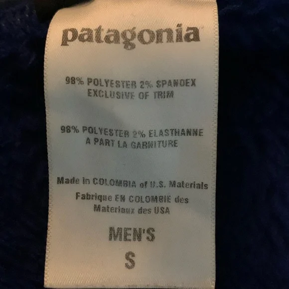 Vintage Men’s Patagonia Fleece Jacket R3 - Picture 5 of 5